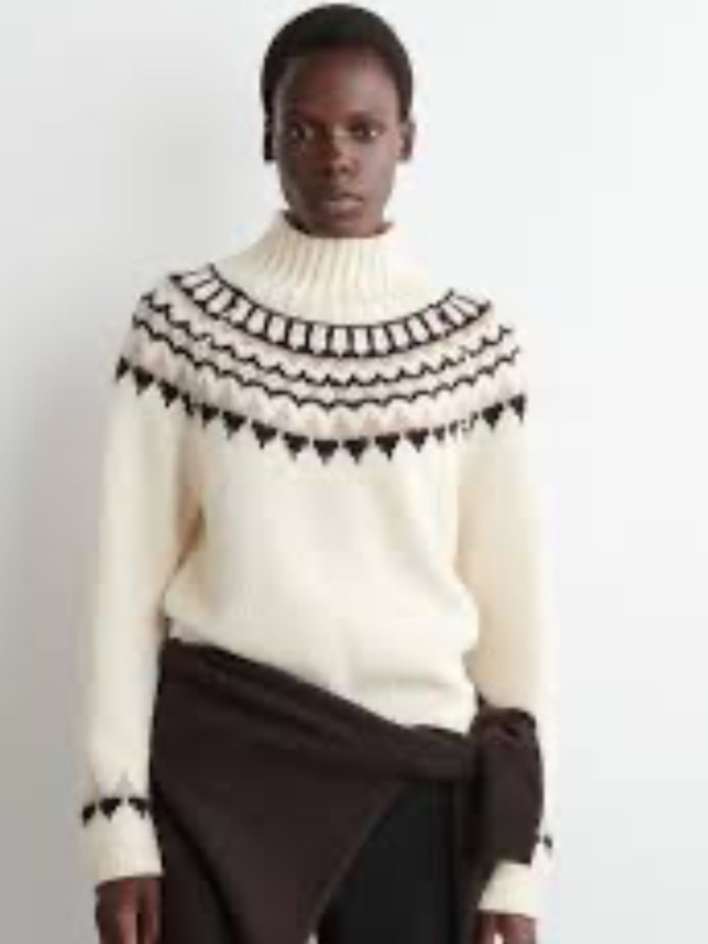 COS Fair Isle Wool-Cashmere Jumper Sweater
